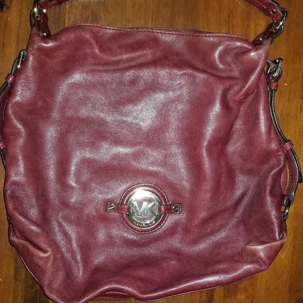 Authentic Michael Kors leather bag